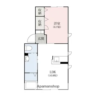 ウィザードA【1階】の間取り