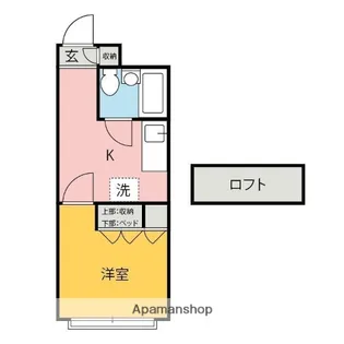 ベルピアドリーム上之手【2階】の間取り