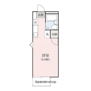ビバリーハイツ【1階】の間取り