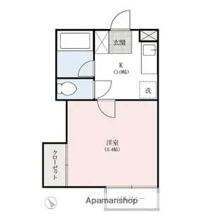 シティーハイツライラック【1階】の間取り