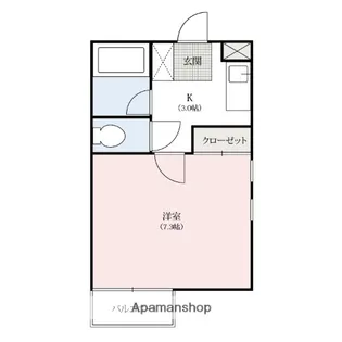 シティーハイツライラック【2階】の間取り