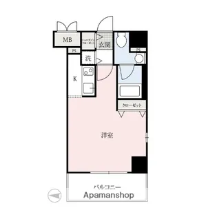 群馬県高崎市元紺屋町【マンション】の間取り