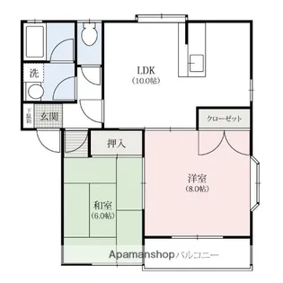 ベルコート【2階】の間取り