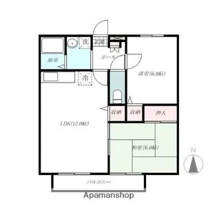 ピーチヒル【2階】の間取り