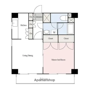 エトワール高砂【3階】の間取り