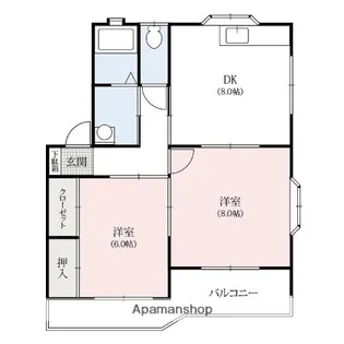 カムリイシダ【1階】の間取り
