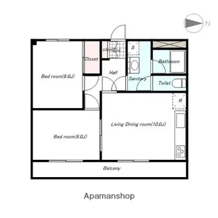 タンジェロワ【3階】の間取り