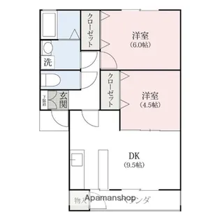 シャングリラ【1階】の間取り