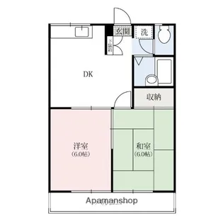 エステートピアK【2階】の間取り
