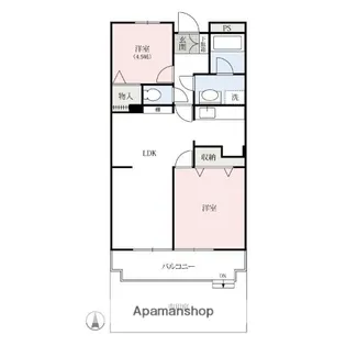 WISDOM COURT【1階】の間取り