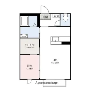 ジョイホーク【1階】の間取り