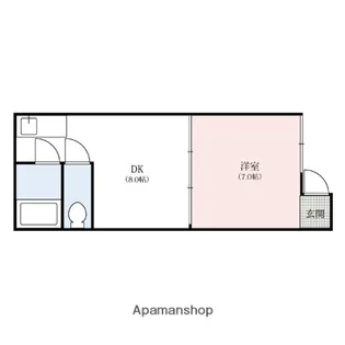 アーバンフラット【1階】の間取り
