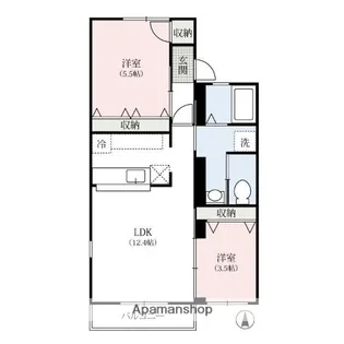 LA・FORESTA【2階】の間取り