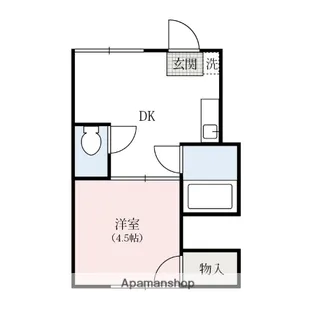 群馬県高崎市上並榎町【アパート】の間取り