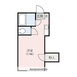 群馬県高崎市上並榎町【アパート】の間取り
