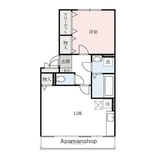 スペラーレ【3階】の間取り