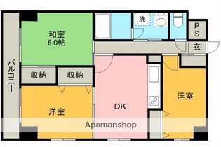 白銀ビル【8階】の間取り