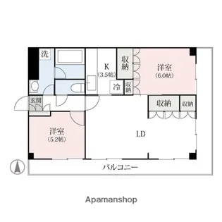 エルグランドレジデンス【2階】の間取り