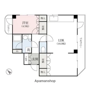 エルグランドレジデンス【2階】の間取り