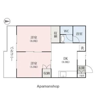 ロキシー・ラ・ボヌール【2階】の間取り