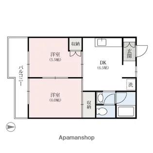 ロキシー・ラ・ボヌール【2階】の間取り