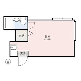 レオハイツ【205号室】の間取り