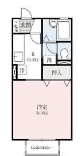 1Kの間取り画像