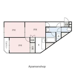 ソシアル87【1階】の間取り