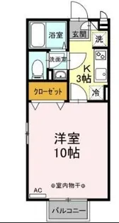TAKASAKI HILLS 2ND【2階】の間取り