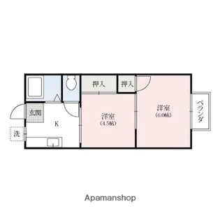 パナハイツ藤【2階】の間取り