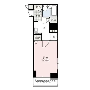 鞘町シティハウス【4階】の間取り