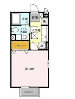 シャトレー【1階】の間取り