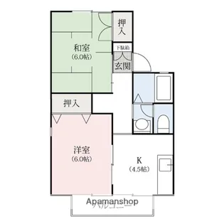 ラムールフォー【2階】の間取り