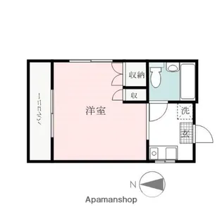 レインボーハイツマキ【2階】の間取り