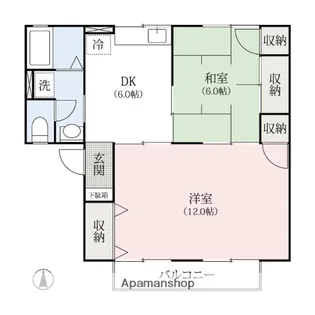 メゾンリヴェール【2階】の間取り