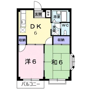 新井ハイツ Ⅱ【2階】の間取り