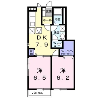 シャルマンヒルズ【1階】の間取り