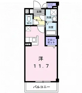 カーサ・セレーノ【303号室】の間取り