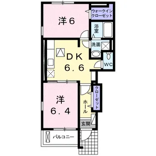 ラウレアⅡ【1階】の間取り