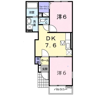 カーサ モレラ【1階】の間取り