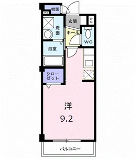ノースコートA【1階】の間取り