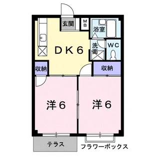 APT142【1階】の間取り