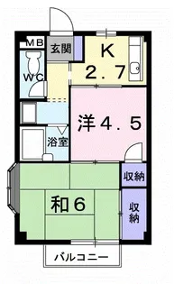 ファミール Ⅲ【2階】の間取り