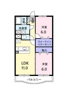 ゴールドグレイスⅠ【1階】の間取り