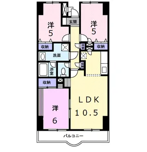 グランドバレー【2階】の間取り