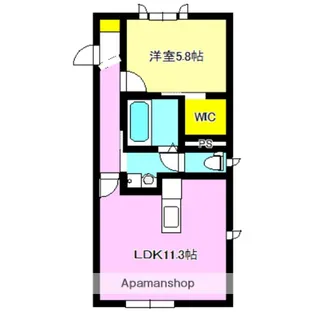 群馬県高崎市貝沢町【アパート】の間取り
