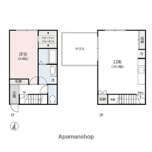 CASA LUXURY【1階】の間取り