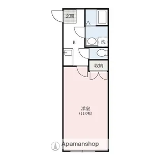 シティバル【1階】の間取り