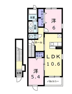 ファレノプシス【2階】の間取り
