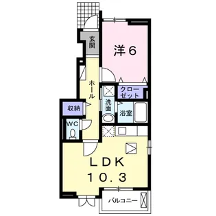 カレント・J Ⅱ【1階】の間取り